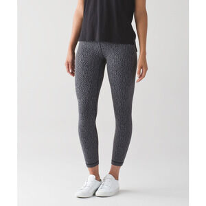 Lululemon High Times Pant Luon 7/8 Tight Leggings Digi Pixie Black Pitch Grey 6